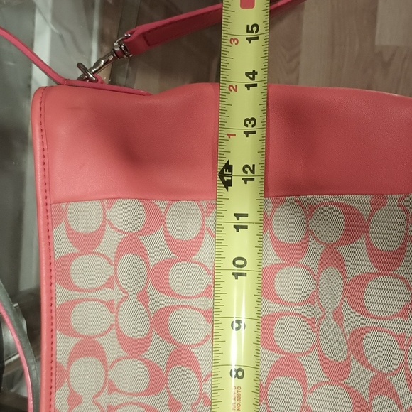 Orange And Tan Coach Bag - Picture 13 of 14